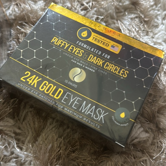 24K Gold Eye Mask for Puffy Eyes and Dark Circles 2 Box for $32 - Picture 2 of 2